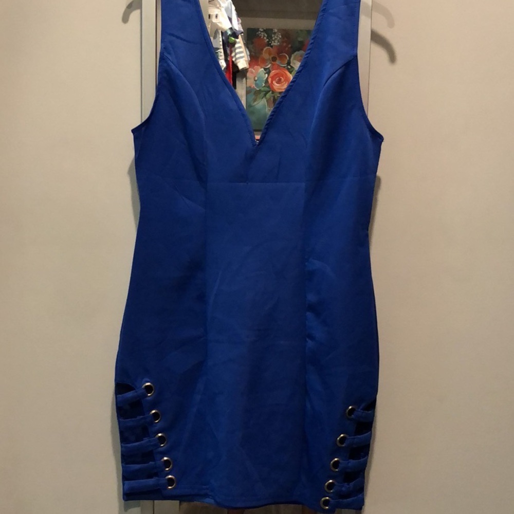 Blue dress